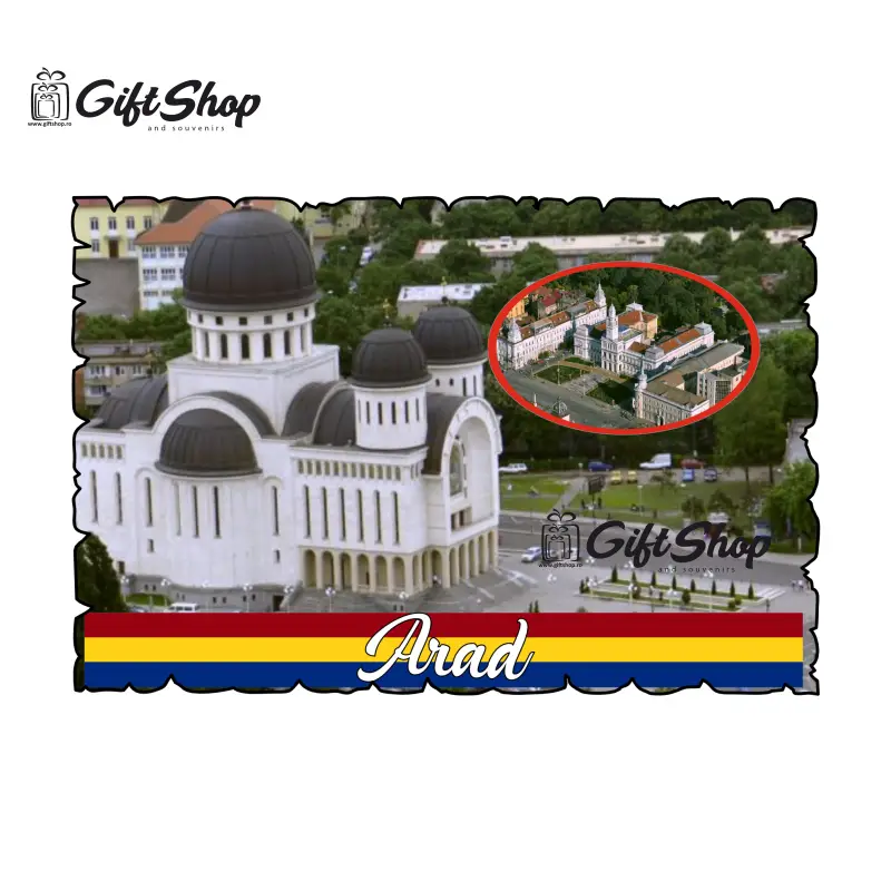 Arad, romania, magnet frigider  mgs005v